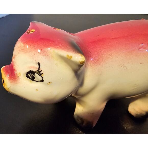 Vintage Ceramic Pig Salt and Pepper Shakers READ - Picture 10 of 15